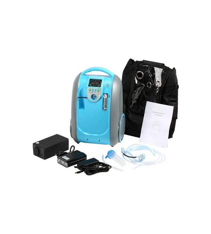Concentrateur d'oxygène Portable 5L avec Sacoche - GH santé
